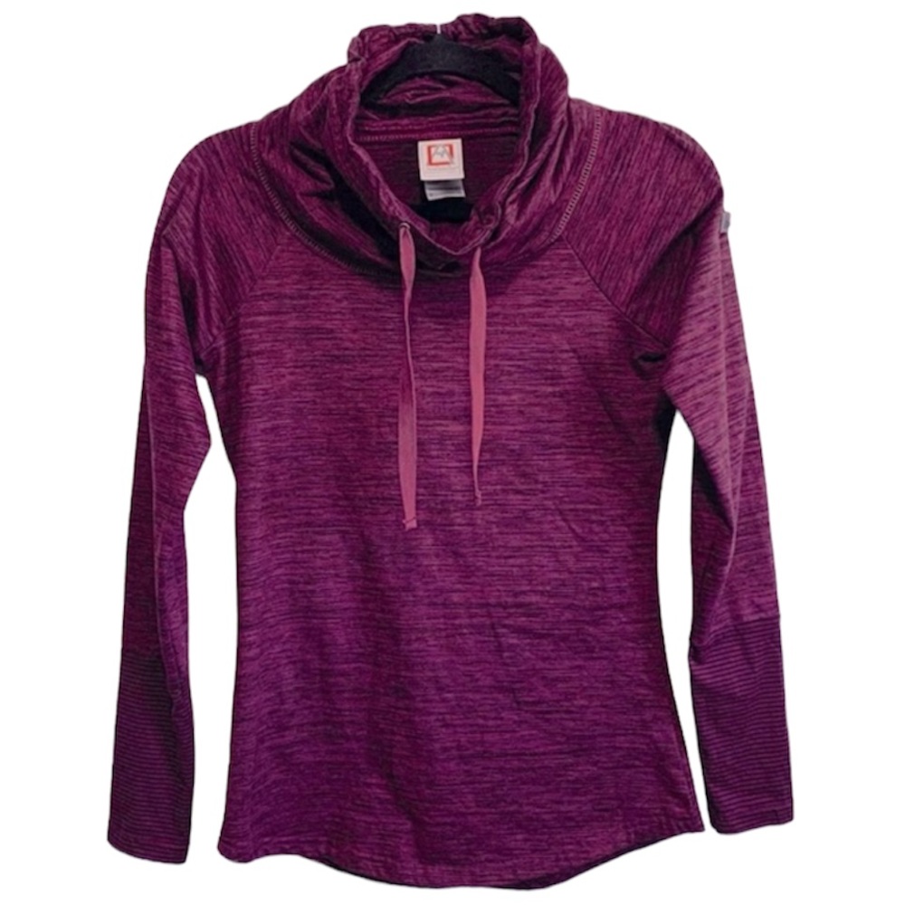 Avalanche Amaranth Heather Senna Drawstring Cowl Pullover